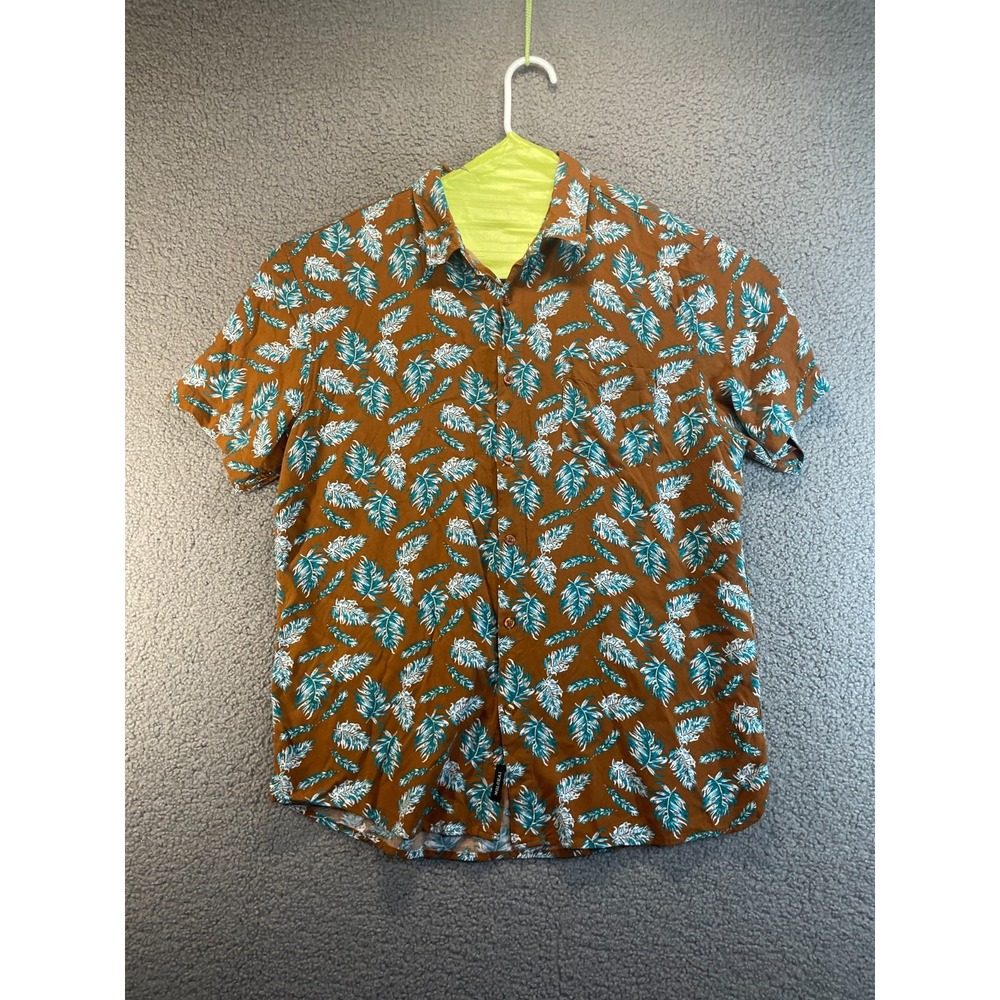 Molokai Surf Co Hawaiian Shirt Men's  Size XXL Flower ‎ print Casual Preppy